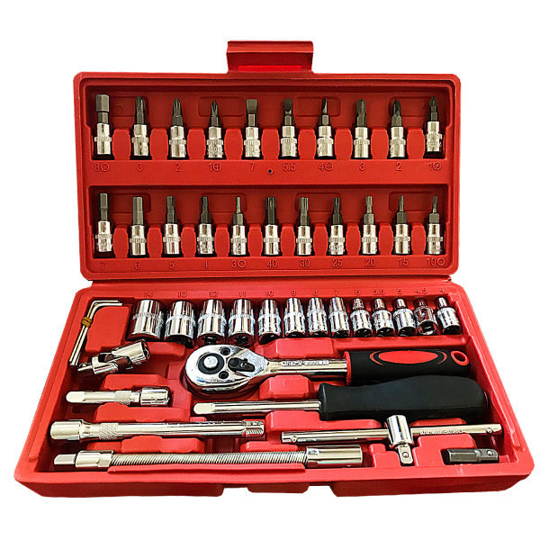 آچار بکس مدل 46-PCS مجموعه 46 عددی