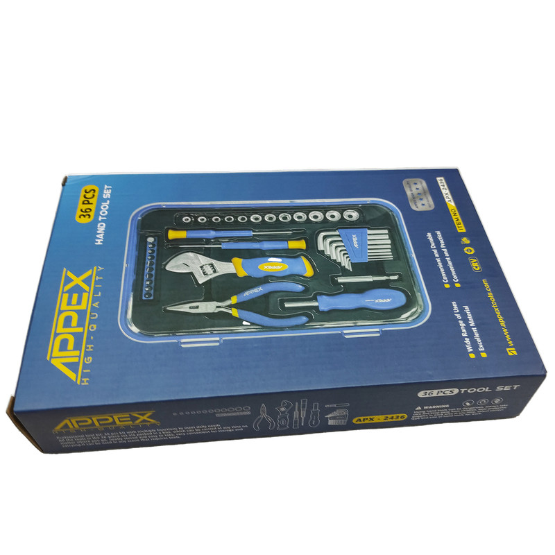 جعبه ابزار اپکس مدلSMT-APEXX-36PCS-HAND-TOOLSمجموعه 36 عددی