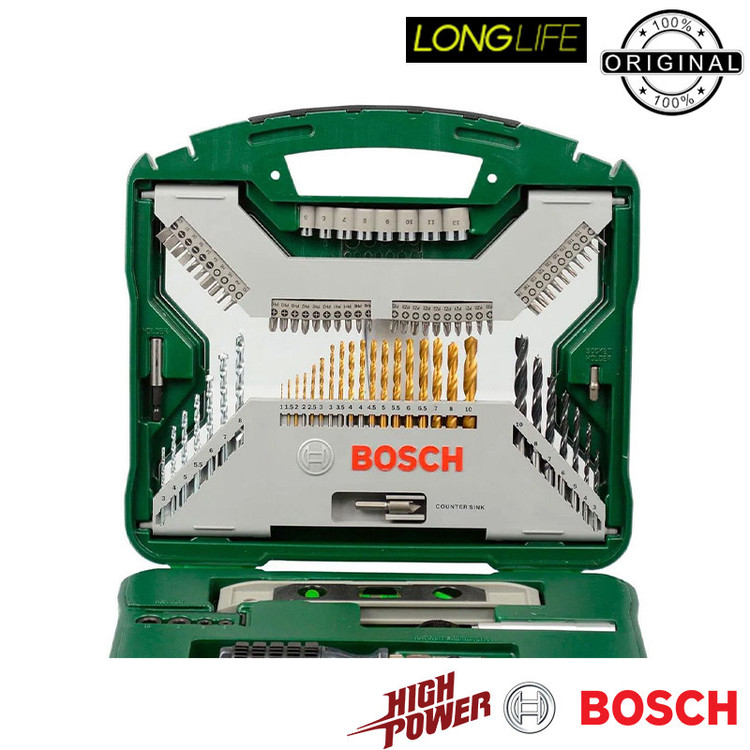 مجموعه 100 عددی ابزار بوش مدل Box 100 Xlin Pro Ti