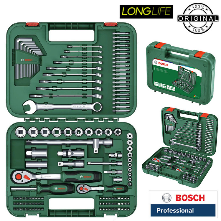 مجموعه 132 عددی ابزار دستی بوش کد 1600A02Z9B