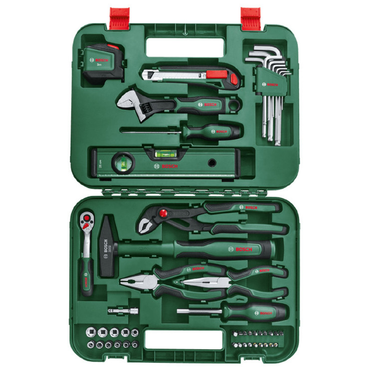 مجموعه 52 عددی ابزار دستی بوش مدل حرفه ای کد PRO BOX 1600A02BY7